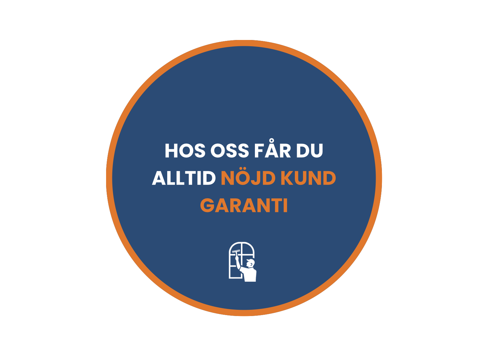 Mälardalens Fönsterputs erbjuder alltid nöjd kund garanti